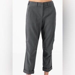 Go by GOSILK Iconic on the go Silk Pant in Charcoal Grey Size 4